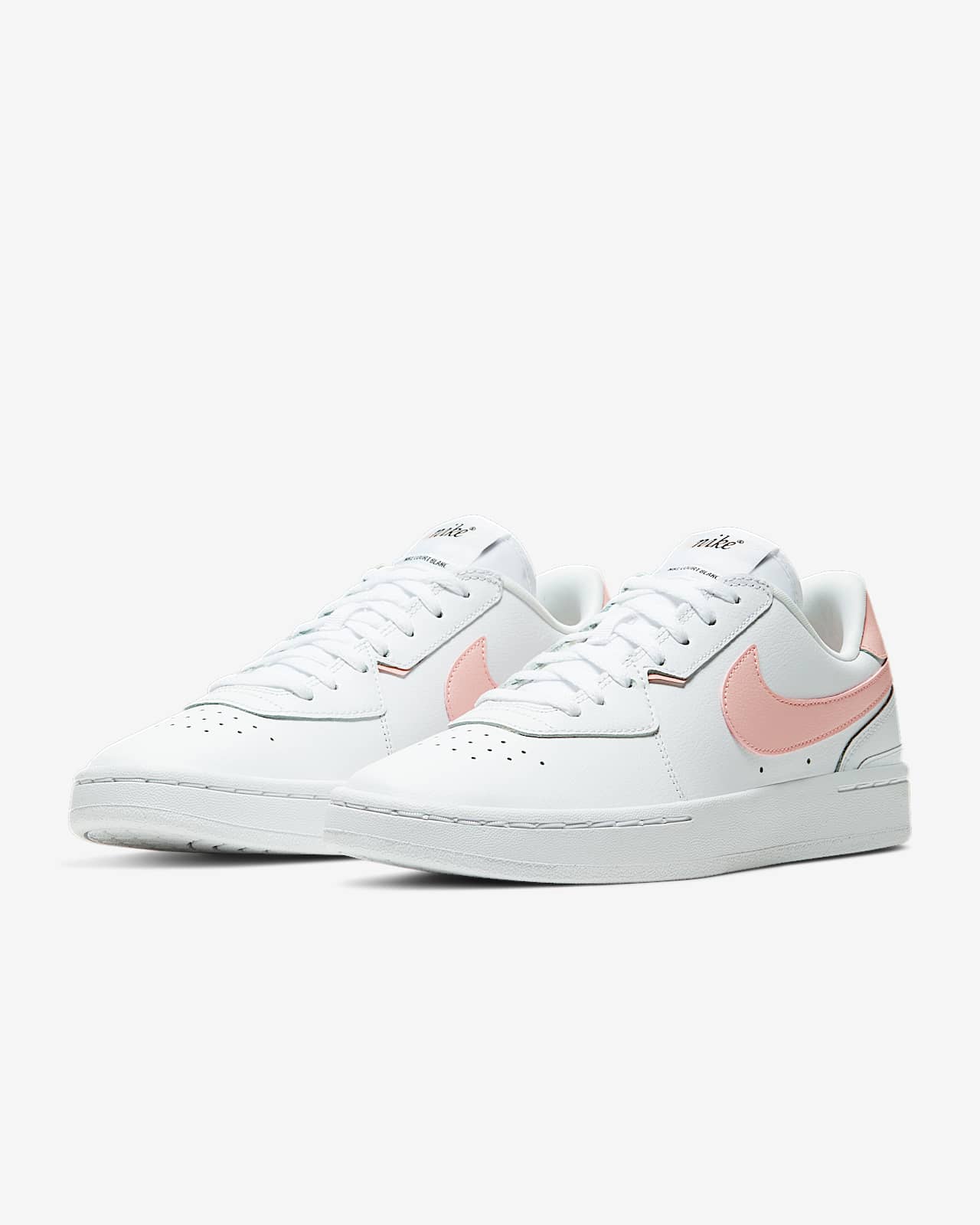 nike court blanc white